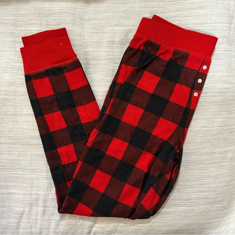 Red Plaid PJ Pants
